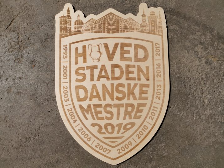 FCK danske mestre skilt